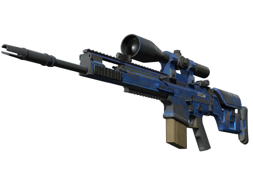 StatTrak™ SCAR-20 | Blueprint (Battle-Scarred)