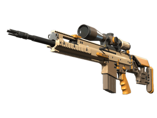 SCAR-20 | Short Ochre (Minimal Wear)