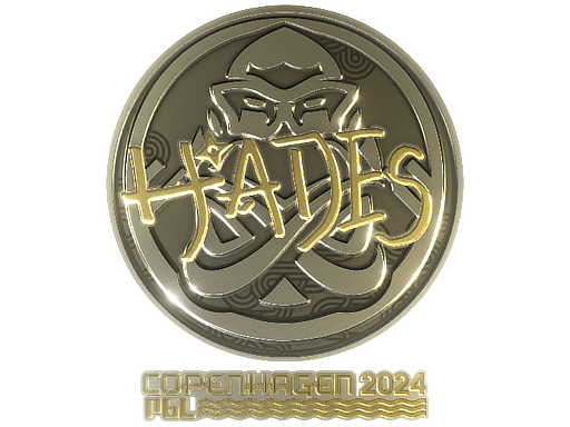 Sticker | hades (Gold) | Copenhagen 2024