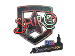 Sticker | sh1ro (Holo) | Stockholm 2021