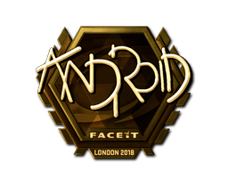 Sticker | ANDROID (Gold) | London 2018