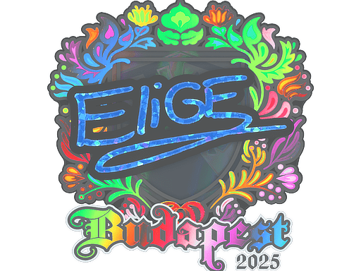 Sticker | EliGE (Holo) | Budapest 2025