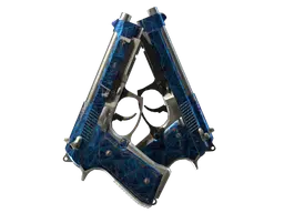 Dual Berettas | Cobalt Quartz (Field-Tested)