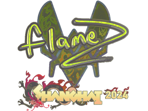 Sticker | FlameZ (Holo) | Shanghai 2024