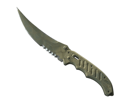 ★ StatTrak™ Flip Knife | Safari Mesh (Well-Worn)