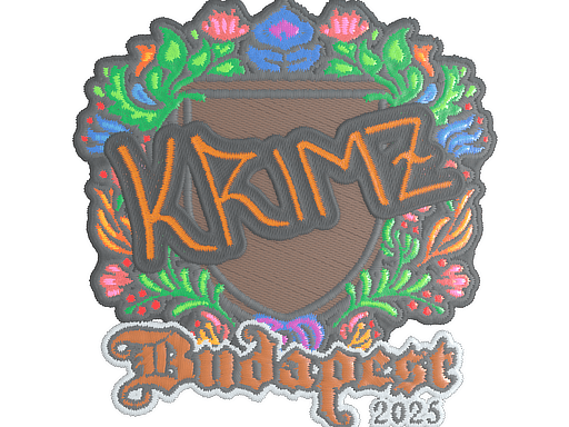Sticker | KRIMZ (Embroidered) | Budapest 2025
