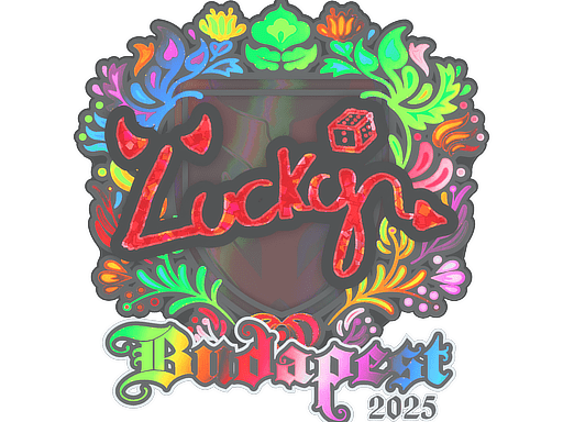Sticker | Lucky (Holo) | Budapest 2025