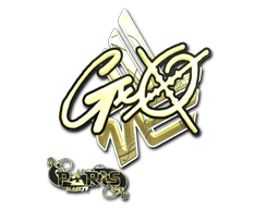 Sticker | gxx- (Gold) | Paris 2023