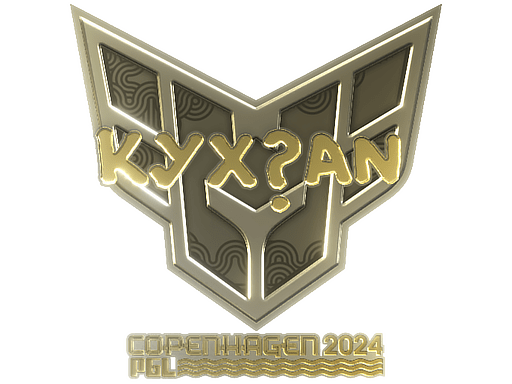 Sticker | kyxsan (Gold) | Copenhagen 2024