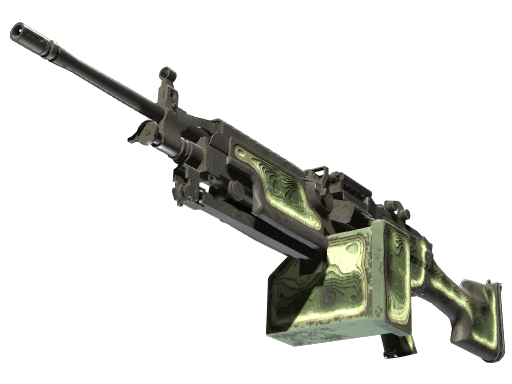 StatTrak™ M249 | Deep Relief (Battle-Scarred)