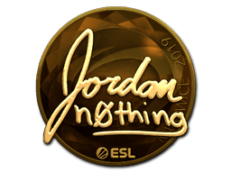 Sticker | n0thing (Gold) | Katowice 2019