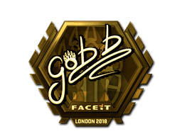 Sticker | gob b (Gold) | London 2018
