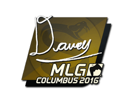 Sticker | DAVEY | MLG Columbus 2016