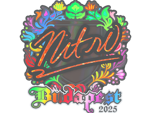 Sticker | nitr0 (Holo) | Budapest 2025