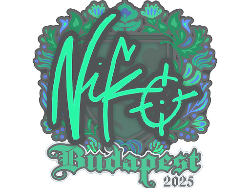 Sticker | NiKo | Budapest 2025