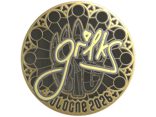 Sticker | gr1ks (Gold) | Cologne 2026