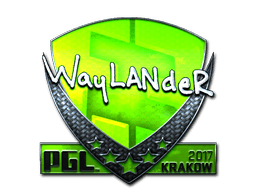Sticker | wayLander (Foil) | Krakow 2017