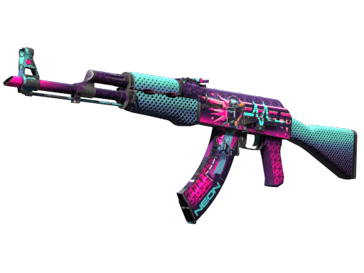 AK-47 | Neon Rider (Well-Worn)