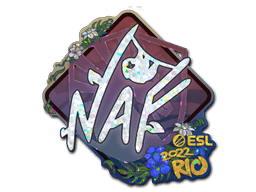 Sticker | NAF (Glitter) | Rio 2022