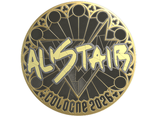 Sticker | aliStair (Gold) | Cologne 2026