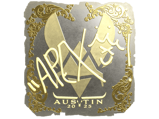 Sticker | apEX (Gold) | Austin 2025
