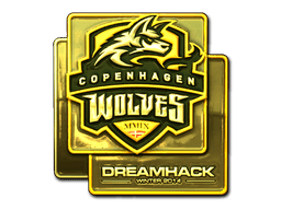 Sticker | Copenhagen Wolves (Gold) | DreamHack 2014