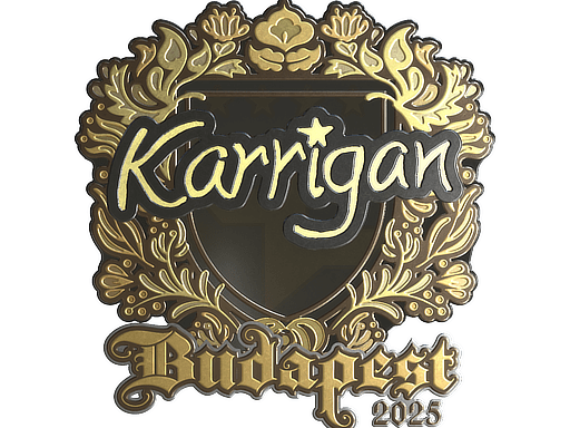 Sticker | karrigan (Gold) | Budapest 2025