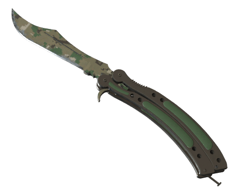 ★ StatTrak™ Butterfly Knife | Forest DDPAT (Well-Worn)