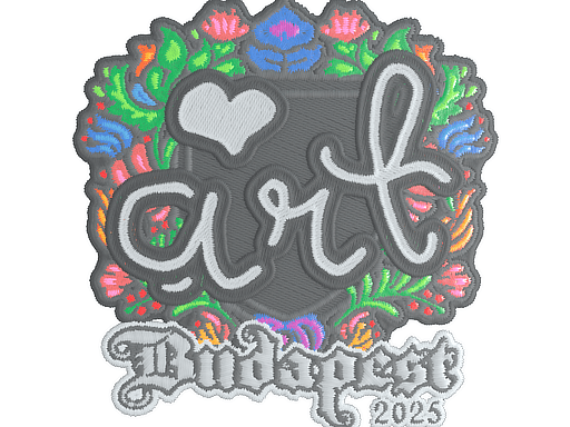 Sticker | arT (Embroidered) | Budapest 2025