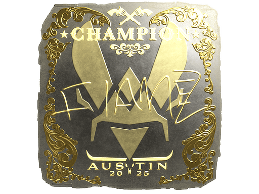 Sticker | FlameZ (Gold, Champion) | Austin 2025