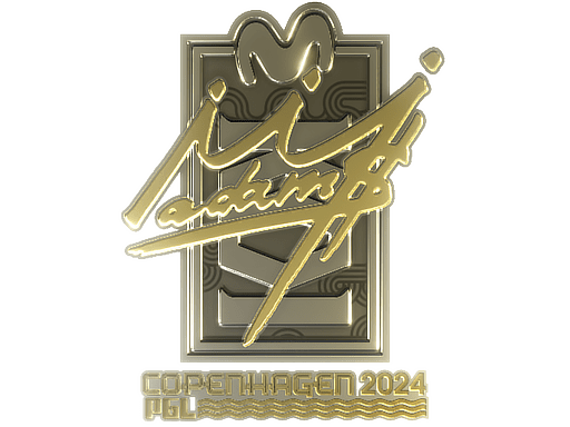 Sticker | adamS (Gold) | Copenhagen 2024
