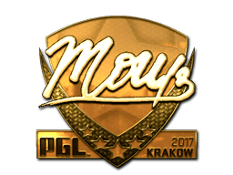 Sticker | mou (Gold) | Krakow 2017