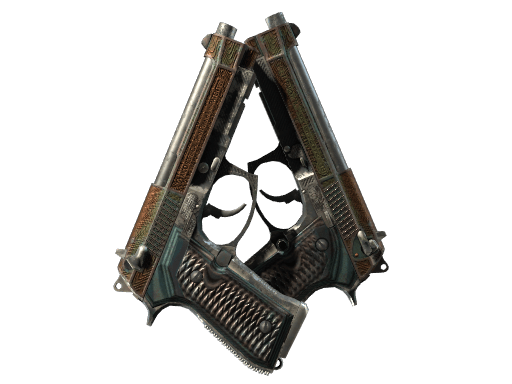 Dual Berettas | Tread (Battle-Scarred)