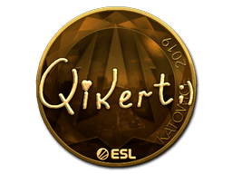 Sticker | qikert (Gold) | Katowice 2019