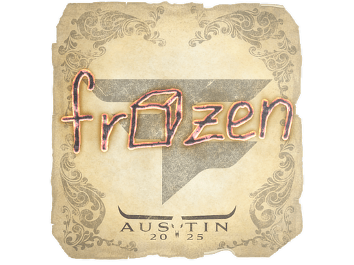 Sticker | frozen | Austin 2025
