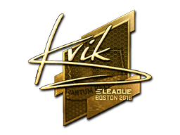 Sticker | Kvik (Gold) | Boston 2018