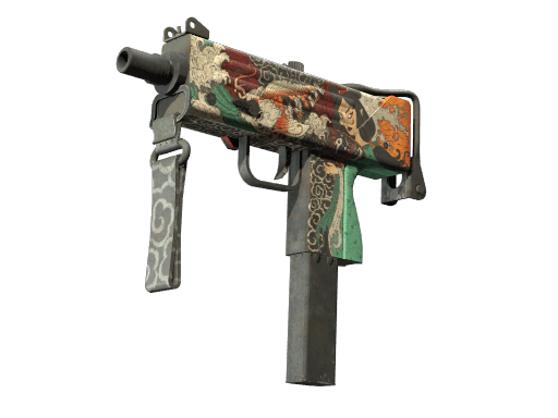 StatTrak™ MAC-10 | Allure (Battle-Scarred)