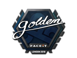 Sticker | Golden | London 2018