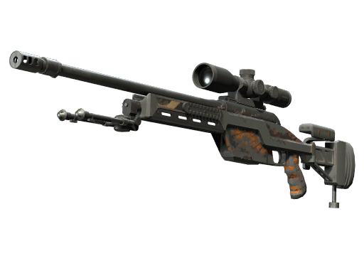 StatTrak™ SSG 08 | Death's Head (Battle-Scarred)