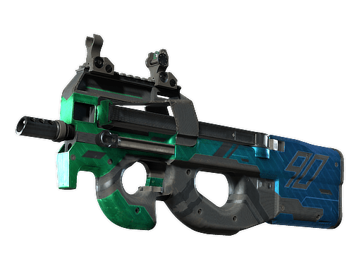 StatTrak™ P90 | Wave Breaker (Well-Worn)