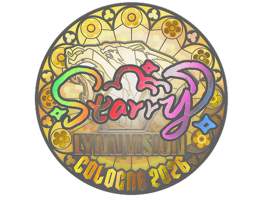 Sticker | Starry (Holo) | Cologne 2026