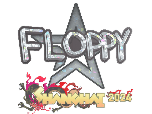 Sticker | floppy (Glitter) | Shanghai 2024