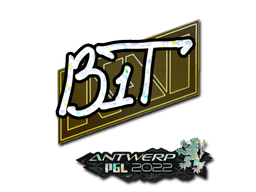 Sticker | b1t (Glitter) | Antwerp 2022