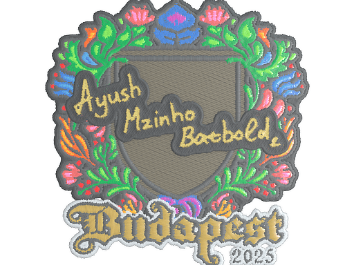 Sticker | mzinho (Embroidered) | Budapest 2025