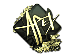 Sticker | apEX (Gold) | Rio 2022