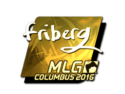 Sticker | friberg (Gold) | MLG Columbus 2016
