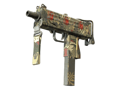 MAC-10 | Monkeyflage (Battle-Scarred)