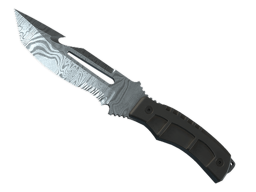 ★ StatTrak™ Survival Knife | Damascus Steel (Well-Worn)