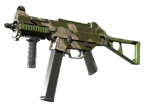 UMP-45 | Green Swirl (Well-Worn)