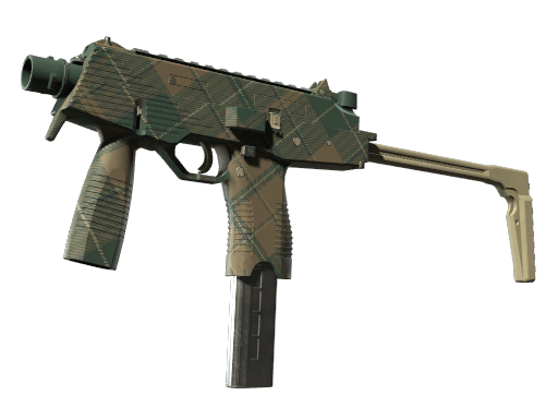 MP9 | Green Plaid (Minimal Wear)